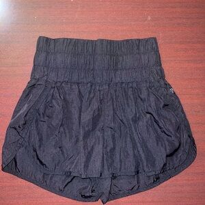 Free People Black Athletic Shorts